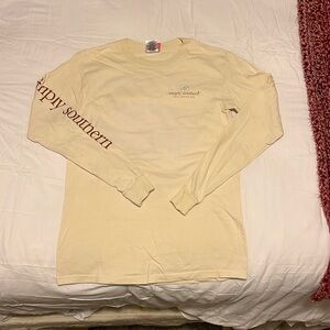 EUC SIMPLY SOUTHERN CREAM LONG SLEEVE
